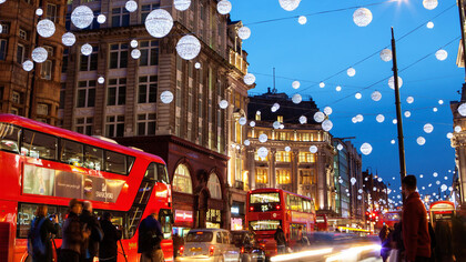 El ambiente londinense es espectacular durante las fechas londinenses
