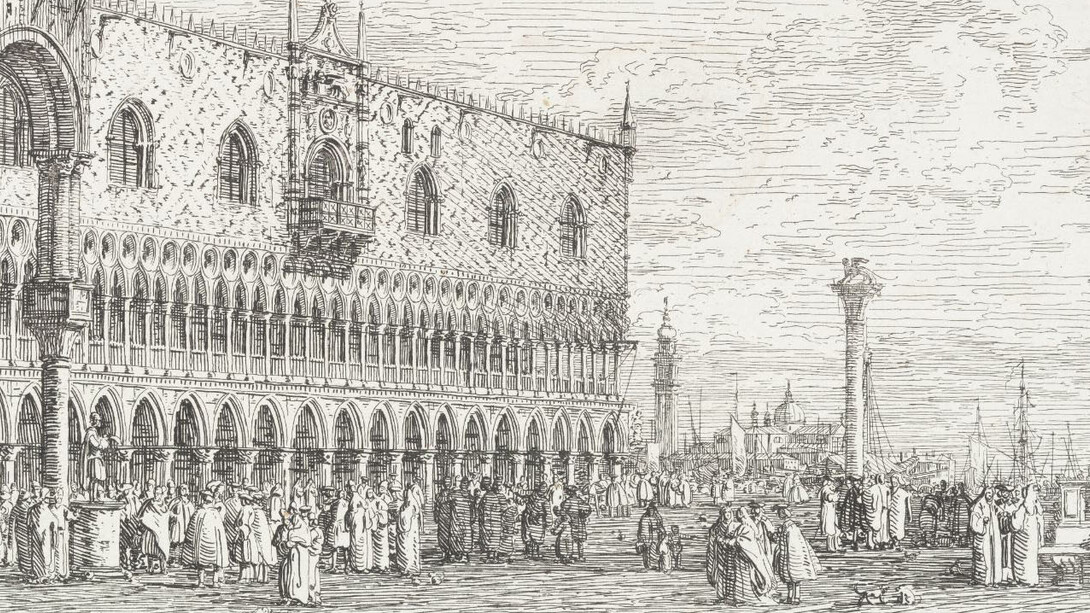 Giovanni Antonio Canal, called Canaletto, The Doge’s Palace, etching