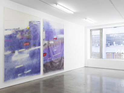 Angiola Gatti, Lines of Time installed, 2018. Courtesy of the artist and RYAN LEE Gallery, New York.
