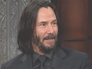 During an appearance on The Late Show with Stephen Colbert, Keanu Reeves takes on “The Colbert Questionert”