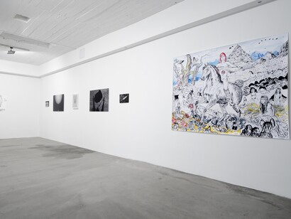 Exhibition view (Svetlana Fialová, Lucia Sceranková)