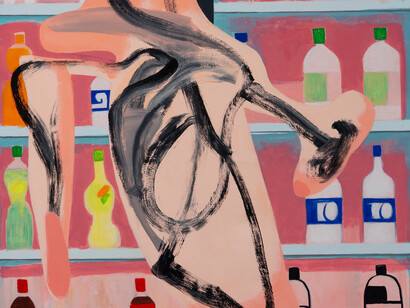David Humphrey, Colored drinks. Courtesy of Fredericks & Freiser