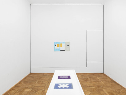 Ernst Caramelle, das gleiche, aber anders, ausstellungsansicht. Mit freundlicher genehmigung der Galerie nächst St. Stephan