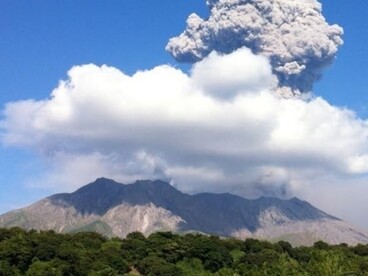 Vulcano Sakurajima, Giappone. Foto di Corrado Cimarelli