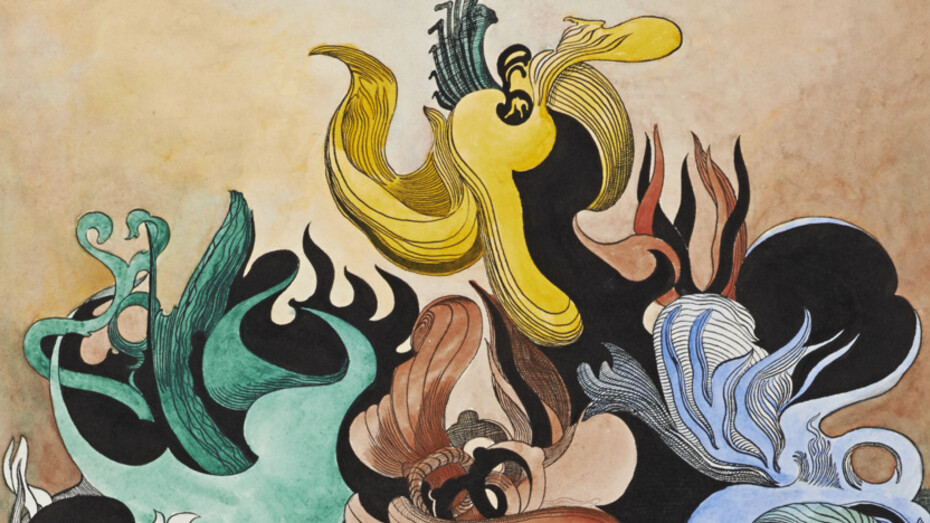 Jens Lund, Mon âme voltige sur les parfums…(Baudelaire), 1901. Part of the Jens Lund Collection, The Vejen Art Museum. Photo: Pernille Klemp