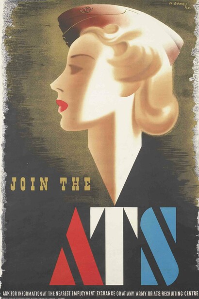 ©IWM ART PST 2832 Join the ATS (1941) © IWM, Abram Games, Poster