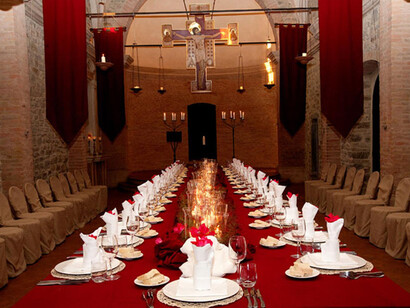 Sala da pranzo del Relais San Biagio