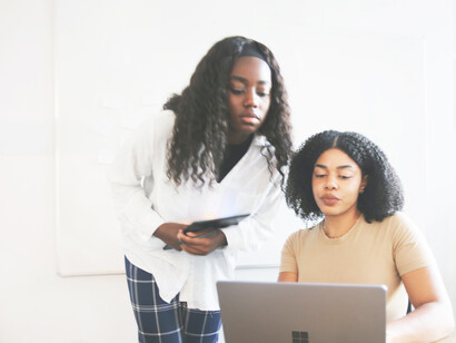 Learn as much as you can, from the relevant software to how the office works