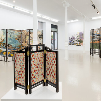 Federico Miró, If this world was mine, I’d take your dreams and make ‘em multiply, vista de exhibición. Cortesía de la Galería F2