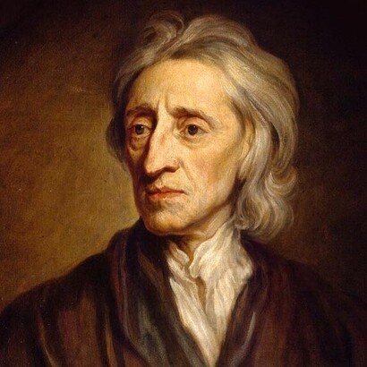 Sir Godfrey Kneller; Retrato de John Locke, Museo Hermitage, San Petersburgo