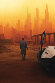 Blade Runner 2049 (Denis Villeneuve, 2017), oil on canvas, 83,5 x 200 cm, 2018