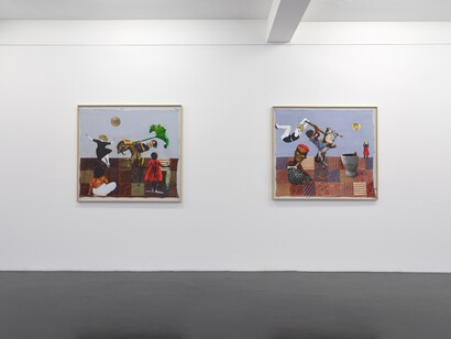 Teresa Kutala Firmino, Tomorrow, I become a woman, exhibition view. Courtesy of Galerie Nagel Draxler