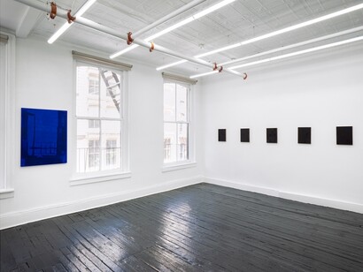 Alison Hall, Spirits (where the water tastes like wine), exhibition view. Courtesy of Kate Werble Gallery