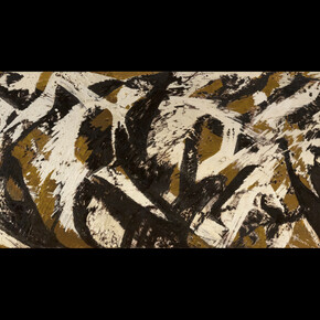 Lee Krasner, Moontide, 1961, oil on canvas37 x 134 inches94 x 340.4 cm. © 2017 The Pollock-Krasner Foundation / Artists Rights Society (ARS), New York. Image courtesy of Paul Kasmin Gallery 