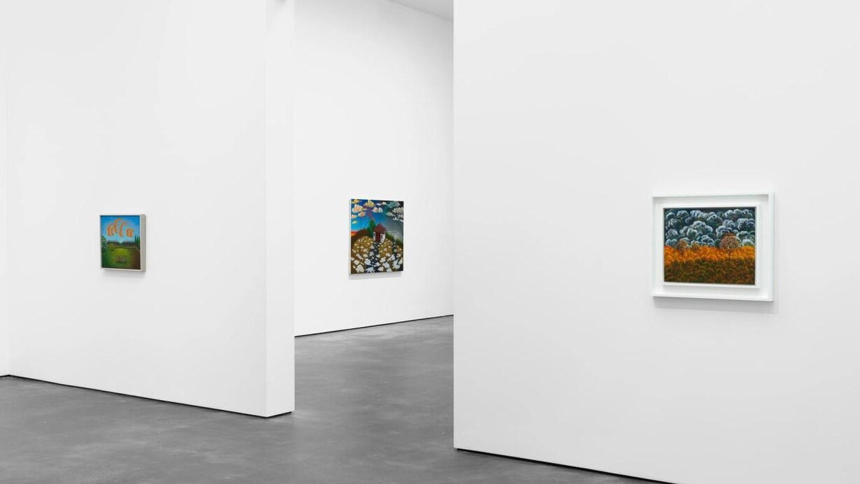 Scott Kahn, Silent night, exhibition view. Courtesy of David Zwirner Gallery