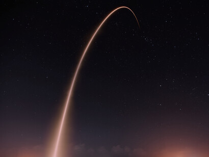 Una cola interminable salía directamente de la base de su cabeza