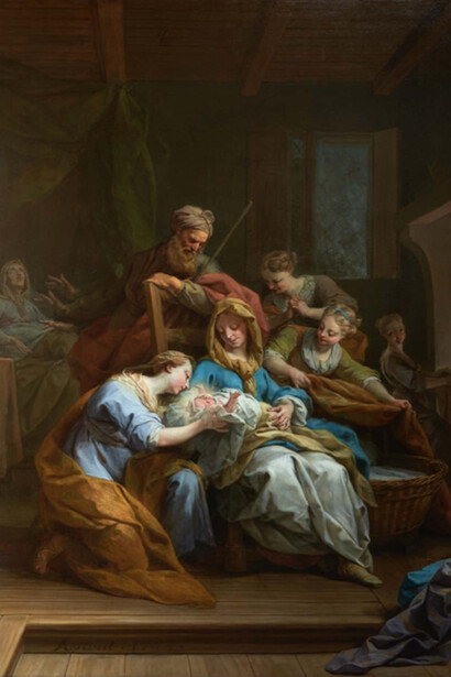 Jean-Baptiste Oudry, L’Adoration des Mages, 1717. Huile sur toile, 290 x 260 cm. Villeneuve Saint-Georges, Eglise Saint-Georges (DRAC Ile-de-France. coll. Ville de Villeneuve-Saint-Georges © Joël Fibert
