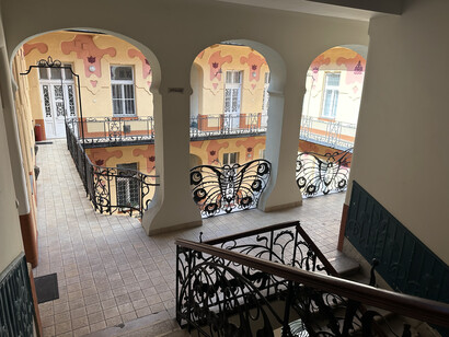 Historic Art Nouveau apartment in Budapest, Hungary