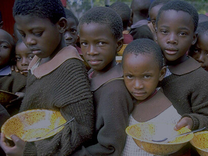 There are 28 million children undernourished children in Africa, according to UNICEF 