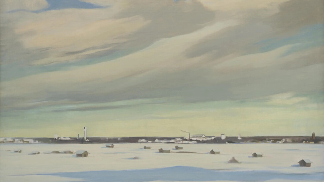 Eero Nelimarkka, Ostrobothnian plains (detail), 1964. Courtesy of Ateneum
