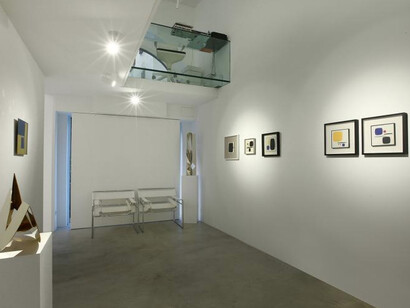 Bruno Munari, Exhibition view. Courtesy of MAAB Gallery 
