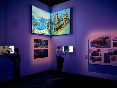 Game worlds, exhibition view. Courtesy of ACMI