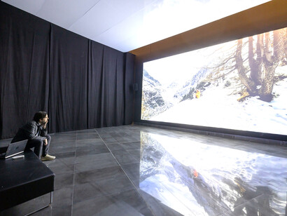 Jesus Mari Lazkano, Natura fugit, exhibition view. Courtesy of Museo Universidad de Navarra