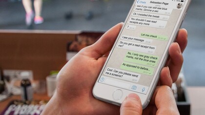 Chateando en WhatsApp