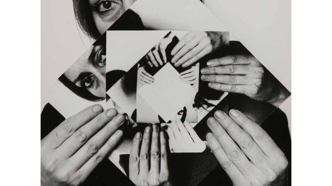 Dóra Maurer, Seven Rotations 1–6, 1979, Six gelatin silver prints, 20 × 20 cm each, Collection of Zsolt Somlói and Katalin Spengler © Dóra Maurer
