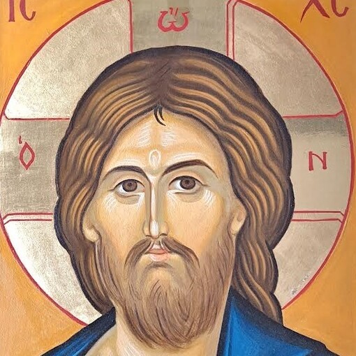 Franca Canala, Icona moderna raffigurante “Gesù Cristo”, 2001, ph. Roberto Luciani