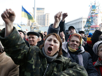 Ucrania. El pueblo sale a la calle para pedir paz y libertad en su país