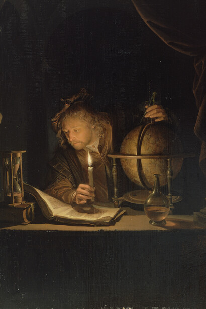 Gerard Dou, *Astronomer by Candlelight*, ca. 1665  