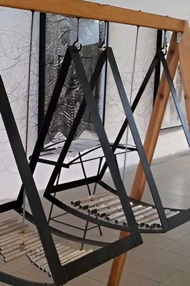 Muestra con los útiles sonoros de Joaquín Orellana, en el Museo de Diseño Contemporáneo de San José (MADC), Costa Rica, 2015