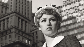 Cindy Sherman, Untitled Film Still #21. (1978)  Gelatin silver print. Approx. 20 × 25 cm. New York: Collection of Museum of Modern Art. Courtesy and copyright the artist