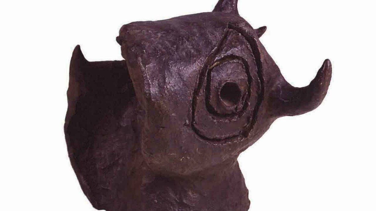 Joan Miró, Tête de Tériade, 1975, Bronze, 32 x 39 x 25 cm © Galerie Maeght, Paris