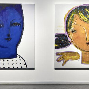 Mohannad Orabi, Exhibition view. Courtesy of Ayyam Gallery