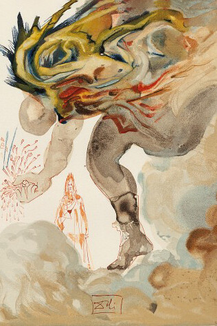 Salvador Dalí, Ilustración de La Divina Comedia (1960)