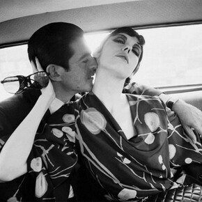 Dennis Hopper, Irving Blum and Peggy Moffitt, 1964