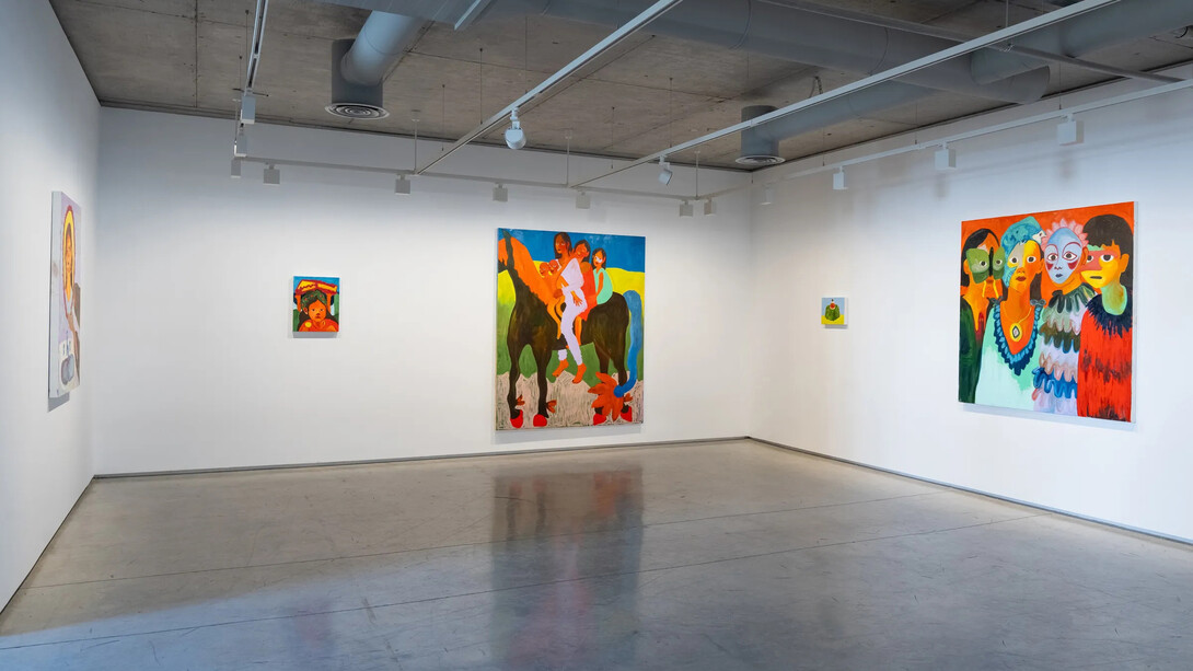 Dora Dalila Cheffi, A never-ending masquerade, exhibition view. Courtesy of Selma Feriani Gallery