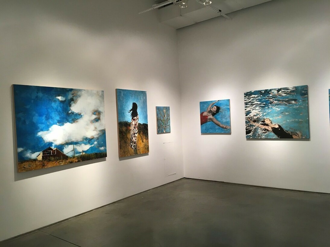 Kissing The Sun, Exhibition view. Courtesy of Massey Lyuben Gallery