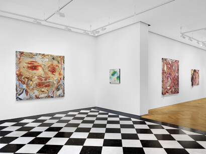 Manuel Mathieu, Bury your masters, exhibition view. Courtesy of Pilar Corrias Gallery