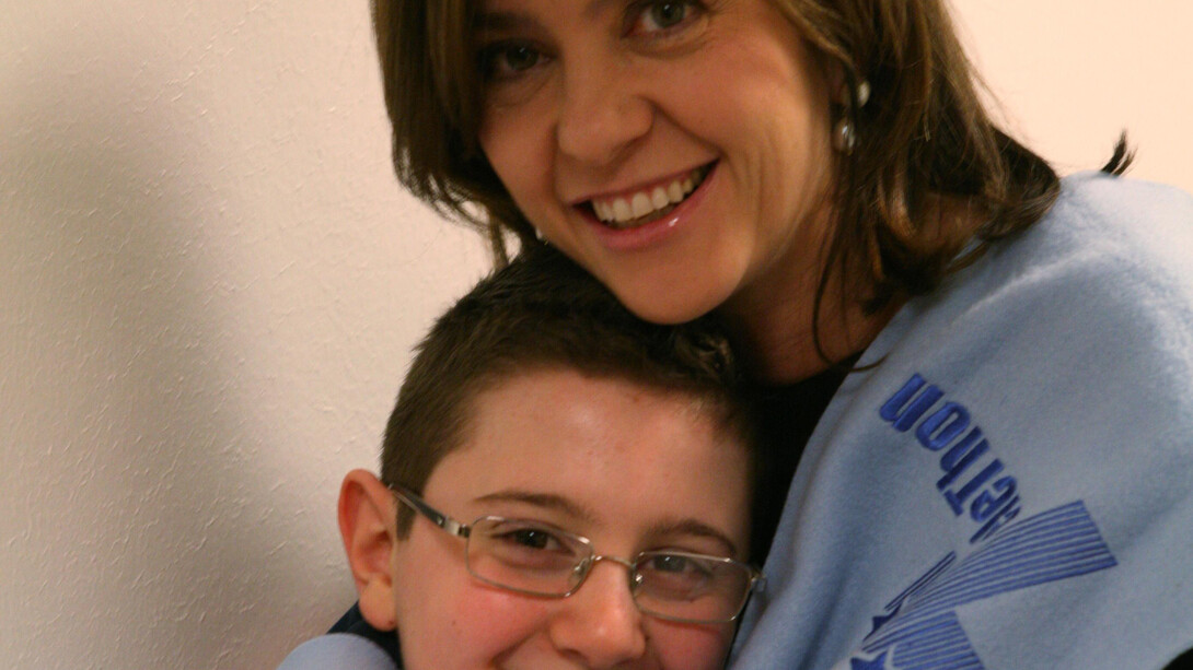 Francesca Pasinelli e un piccolo paziente