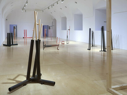Juan Luis Moraza. República, Vista de la exposición, Museo Nacional Centro de Arte Reina Sofía, 2014. Fotografía: Joaquín Cortès/Román Lores
