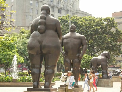 Medellín, Colombia. Estatuas de Botero