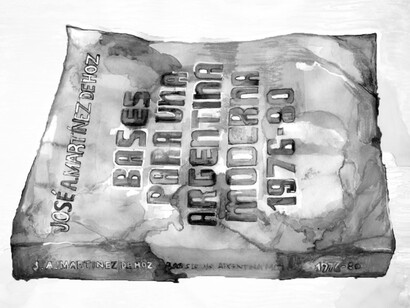 Como ministro de Economía de la dictadura, Martínez de Hoz impulsó un plan neoliberal que desindustrializó el país, reprimió salarios y favoreció a grandes grupos económicos como Acindar (de su familia) y Molinos Río de la Plata, mientras sindicalistas eran perseguidos. Ilustración de Azul Blaseotto para CELS