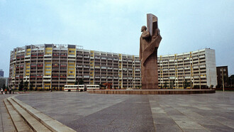 Lenindenkmal in Ost-Berlin (1970)