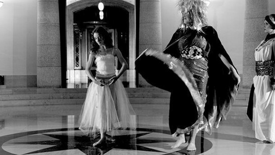 Shezad Dawood, A Mystery Play, (production still), 2010. Super 16 mm transferred to HD, 15 minutes. Commissioned by Plug In ICA, Winnipeg. Courtesy of LUX, London