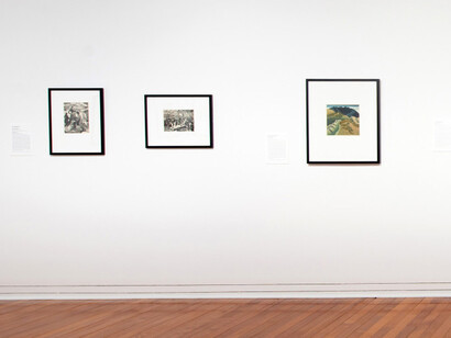 Reviving the print, exhibition view. Courtesy of Dunedin Public Art Gallery