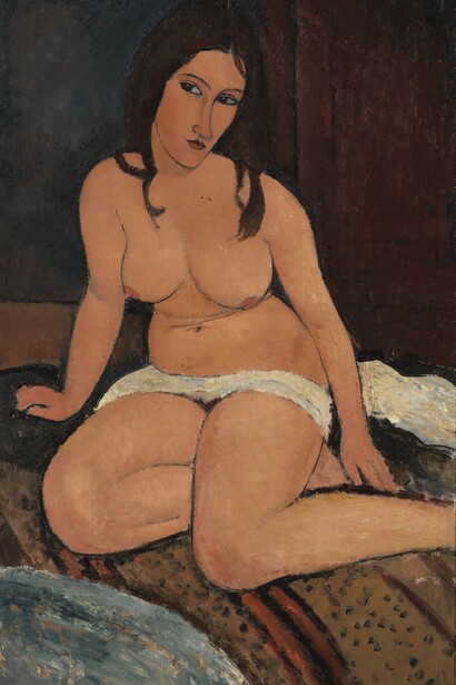 Amedeo Modigliani. Seated Nude, 1917