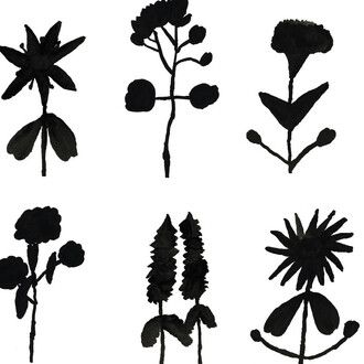 Artworks by Elana Cooper, Flower Power, 2023. Courtesy of Creativity Explored